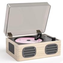 Leitor de CD portátil retrô MANGOSTAN com Bluetooth e alto-falante Leitor de CD portátil retrô MANGOSTAN com Bluetooth e alto-falante