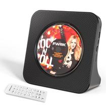 Leitor de CD QUALORI com saída/entrada Bluetooth e alto-falantes