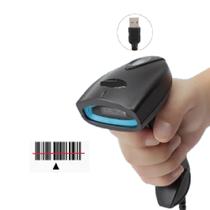Leitor de Código de Barras 1D com Fio USB Escanear Produtos Sensor Laser Scanner P/ Mercado Comércio