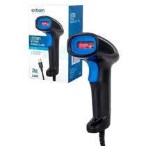 Leitor de código de barras 1d usb com fio exbom lcb-150 Leitor de código de barras 1d usb com fio exbom lcb-150