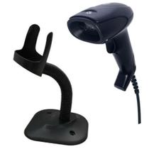 Leitor de código de Barras Boletos e Qr Code Pix 1D e 2D Com Fio Qr302d + Suporte Nonus