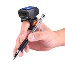 Leitor de código de barras de anel vestível Eyoyo 1D Bluetooth 10h com bateria