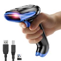 Leitor de código de barras Eyoyo 2D Bluetooth sem fio 2500mAh