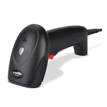 Leitor de Código de Barras Laser - Comtac HS960 - Lê produtos e NFe - USB - 1D - 5 Funções - Preto