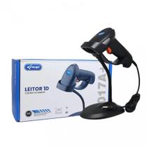 Leitor De Código De Barras Laser Usb Suporte Kp-1017A+ Knup
