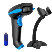 Leitor de código de barras NADAMOO Wireless 2D com suporte de longo alcance