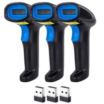 Leitor De Código De Barras Sem Fio Usb Preto Ean Pdv Wireles