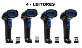 Leitor De Código De Barras Sem Fio Usb Preto Ean Pdv Wireles