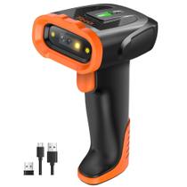 Leitor de código de barras Tera D5300 sem fio Bluetooth USB 1D 2D QR