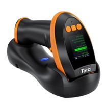 Leitor de código de barras Tera Wireless com Screen Pro 1D 2D QR HW0009