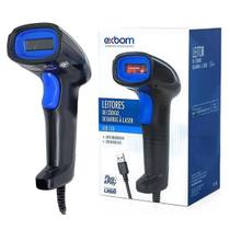 Leitor de Código de Barras USB com Fio Layout Padrão de Leitura FEBRABAN para Boletos Exbom LCB-150