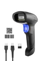 Leitor de codigo de barras wireless QRcode Sem fio 1D 2D