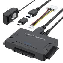Leitor de disco rígido FEMORO IDE SATA para USB 3.0 com alimentação