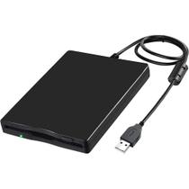Leitor De Disquete Externo USB Portátil De 3,5 Polegadas 1,44 MB Para Mac, Windows, PC, Laptop E