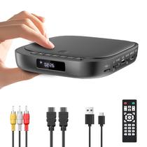 Leitor de DVD Desobry HD 1080P Mini Region HDMI/AV USB/TF grátis