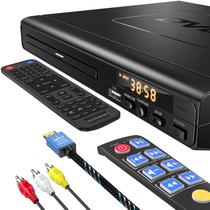 Leitor de DVD ELECTCOM PRO ELC1910 HDMI Region Free com controle remoto