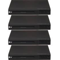 Leitor de DVD LG DP132H 1080p Upscaling com USB 2.0 - pacote com 4