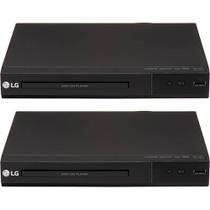 Leitor de DVD LG DP132H2PK multiformato 1080p Upscaling - pacote com 2