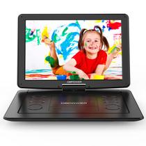 Leitor de DVD Portátil DBPOWER 17,9" - Tela Giratória e Bateria de 6 Horas