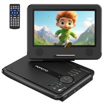Leitor de DVD Portátil de 9,5 Polegadas - Ideal para Crianças e Carros