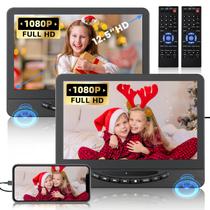 Leitor de DVD Portátil Desobry 12.5" - Tela Dual - 1080P Leitor de DVD Portátil Desobry 12.5" - Tela Dual - 1080P