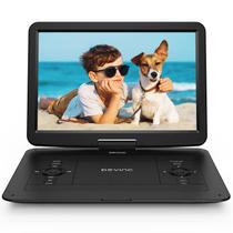 Leitor de DVD Portátil DEVINC - Tela Giratória de 17,9" - Bateria de 6 Horas
