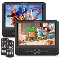 Leitor de DVD Portátil FANGOR 7,5" com Tela Dupla para Carro
