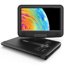 Leitor de DVD portátil iEGeek 11.5 para crianças, tela de 9,5" preta