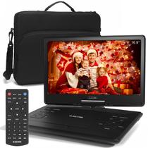 Leitor de DVD portátil PJGCWB-001 Ecrã HD de 14,1 polegadas com bateria 4-6h