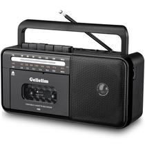Leitor de fita cassete Gelielim Bluetooth Boombox 8W Speaker