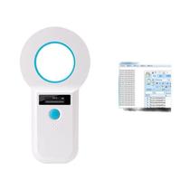 Leitor De Microchip RFID Portátil De 134.2KHz Para Etiqueta De Orelha De Cão E Gato, Scanner De Pet