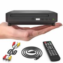 Leitor de Mini DVD Portátil com HDMI e RCA - 1080P - PAL/NTSC