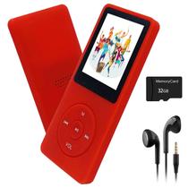 Leitor de MP3 Arungo MP10 32GB com Alto-Falante e Fones de Ouvido