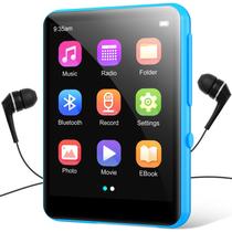 Leitor de MP3 Conrain 64GB com tela de toque completa Bluetooth 5.3
