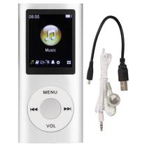 Leitor de MP3 Estink Mini Portátil - Som Sem Perda 64GB - Prata