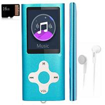 Leitor de MP3 Xidehuy 16GB Cartão de Memória 1.8 Ecrã LCD Azul Céu Leitor de MP3 Xidehuy 16GB Cartão de Memória 1.8 Ecrã LCD Azul Céu