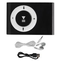 Leitor de música MP3 Restokki Spotify com design clip-on preto