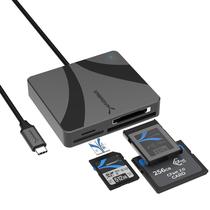 Leitor de vários cartões USB-C SABRENT CR-C4PM para CFexpress Tipo B, CFast 2.0 e microSD/SD