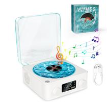 Leitor de vinil KDQUEERY The Waves com Water Ripple Light Bluetooth Leitor de vinil KDQUEERY The Waves com Water Ripple Light Bluetooth