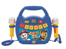 Leitor digital de karaokê Lexibook Paw Patrol com microfones