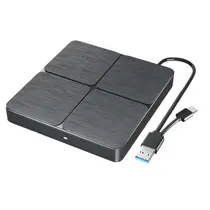 Leitor E Gravador De Blu-ray DVD Externo Portátil USB 3.0 BD-Combo Para Laptop PC Windows Mac