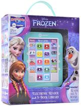 Leitor eletrônico PI Kids Disney Frozen com livro de 8 sons