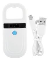 Leitor Microchip Animal Bluetooth Display Lcd - Branco