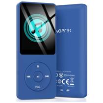 Leitor MP3 AGPTEK A02S 16GB 70h Reprodução sem perdas azul escuro