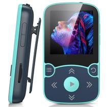 Leitor MP3 AGPTEK A65 64GB com clipe Bluetooth 5.3 azul Leitor MP3 AGPTEK A65 64GB com clipe Bluetooth 5.3 azul