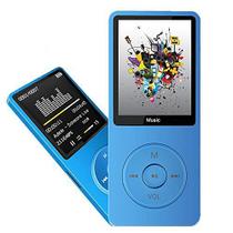 Leitor MP3 Dyzeryk com cartão Micro SD de 16GB e tela de 1,8"