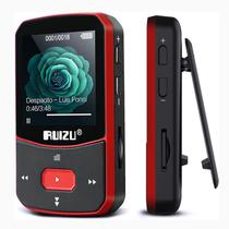 Leitor MP3 RUIZU 64GB com Bluetooth 5.3 e Gravador de Voz - Vermelho