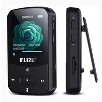 Leitor MP3 RUIZU 64GB com Bluetooth 5.3, gravador de voz preto Leitor MP3 RUIZU 64GB com Bluetooth 5.3, gravador de voz preto