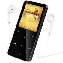 Leitor MP3 SLOWJOY 80GB com Bluetooth 5.0, 30h Music, preto