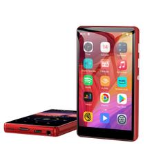 Leitor MP3 SWOFY M503 Pro 80GB com Spotify, Bluetooth e WiFi - Vermelho